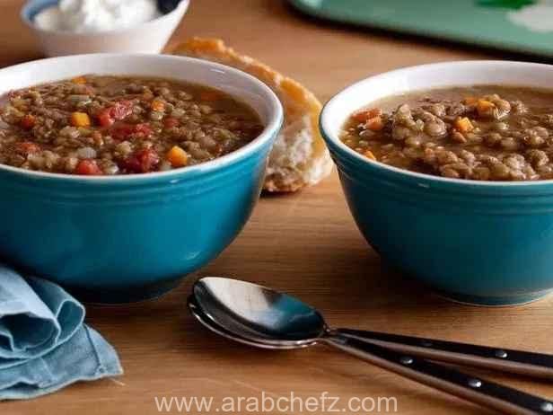 طريقة تحضير شوربة العدس طبق شوربة عدس شهي