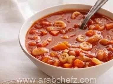 طريقة تحضير شوربة الطماطم الإيطالية السريعة شوربة الطماطم الإيطالية السريعة