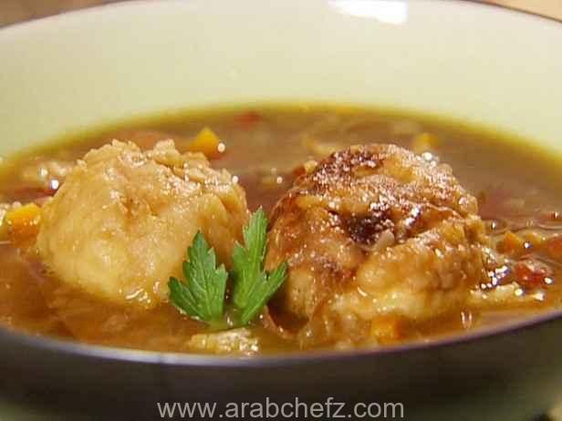 طريقة تحضير شوربة الفاصوليا الثلاثية شوربة الفاصوليا الثلاثية مع كرات اللحم وزلابية الخردل