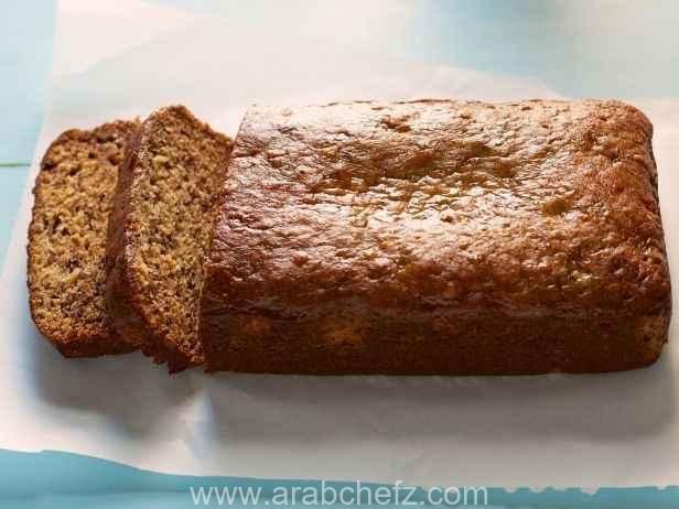 طريقة تحضير خبز الموز النباتي خبز موز نباتي شهي