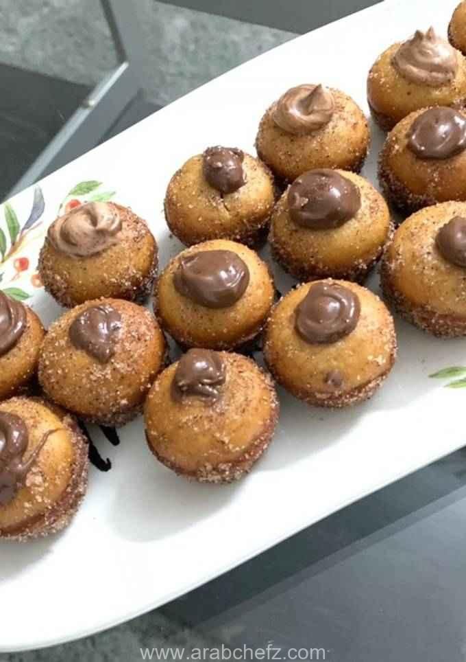 تشوروز دوناتس بشوكولاتة النوتيلا