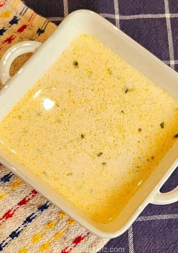 حساء الدجاج والكريمة