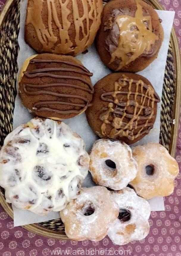 دونات في الفرن بدون قلي