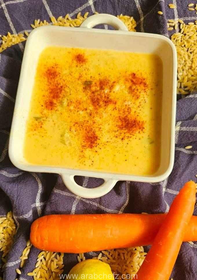 شوربة الجزر ولسان العصفور