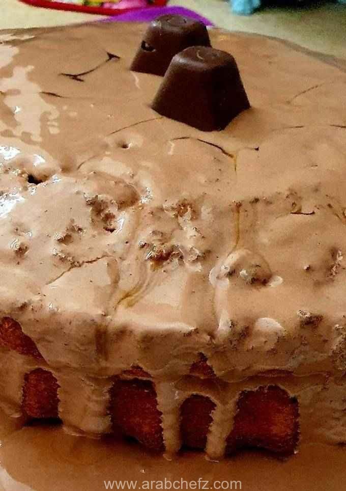 طبقات كيكة الحليب والعسل