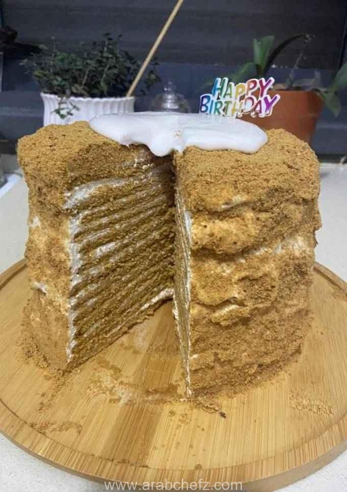 كيكة العسل الروسية