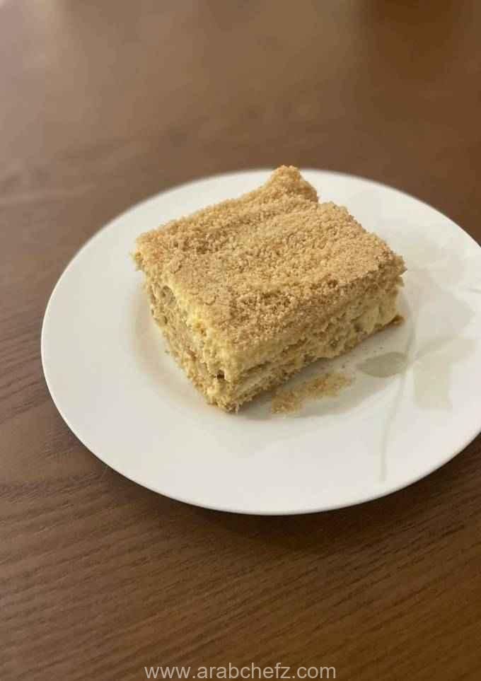 كيكة عسل بالبسكوت