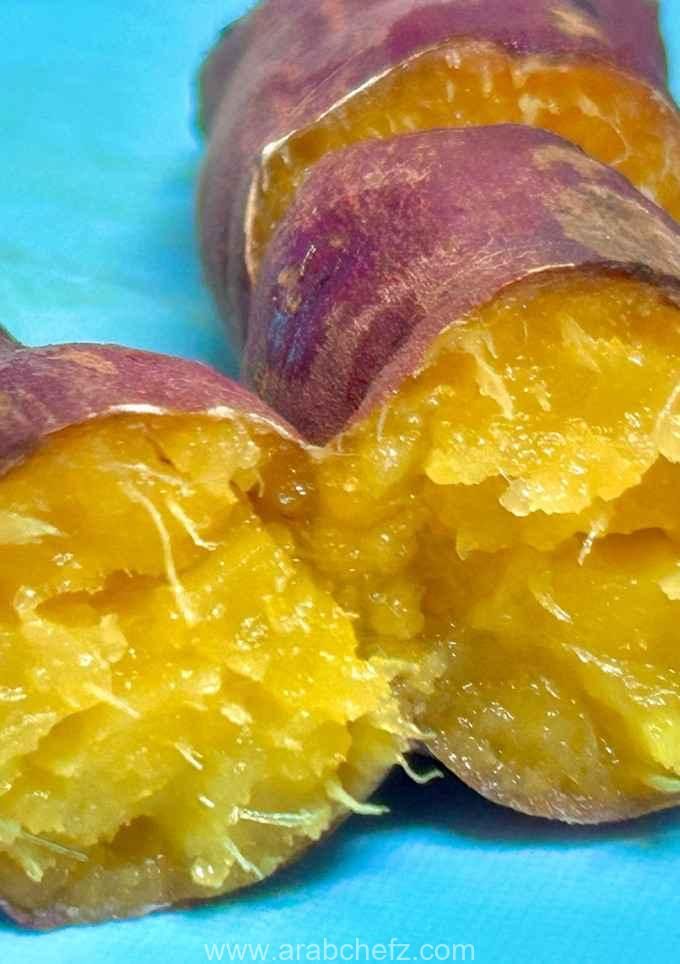 بطاطا حلوة مشوية