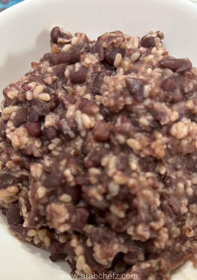 عجينة الفول الحلو بدون سكر
