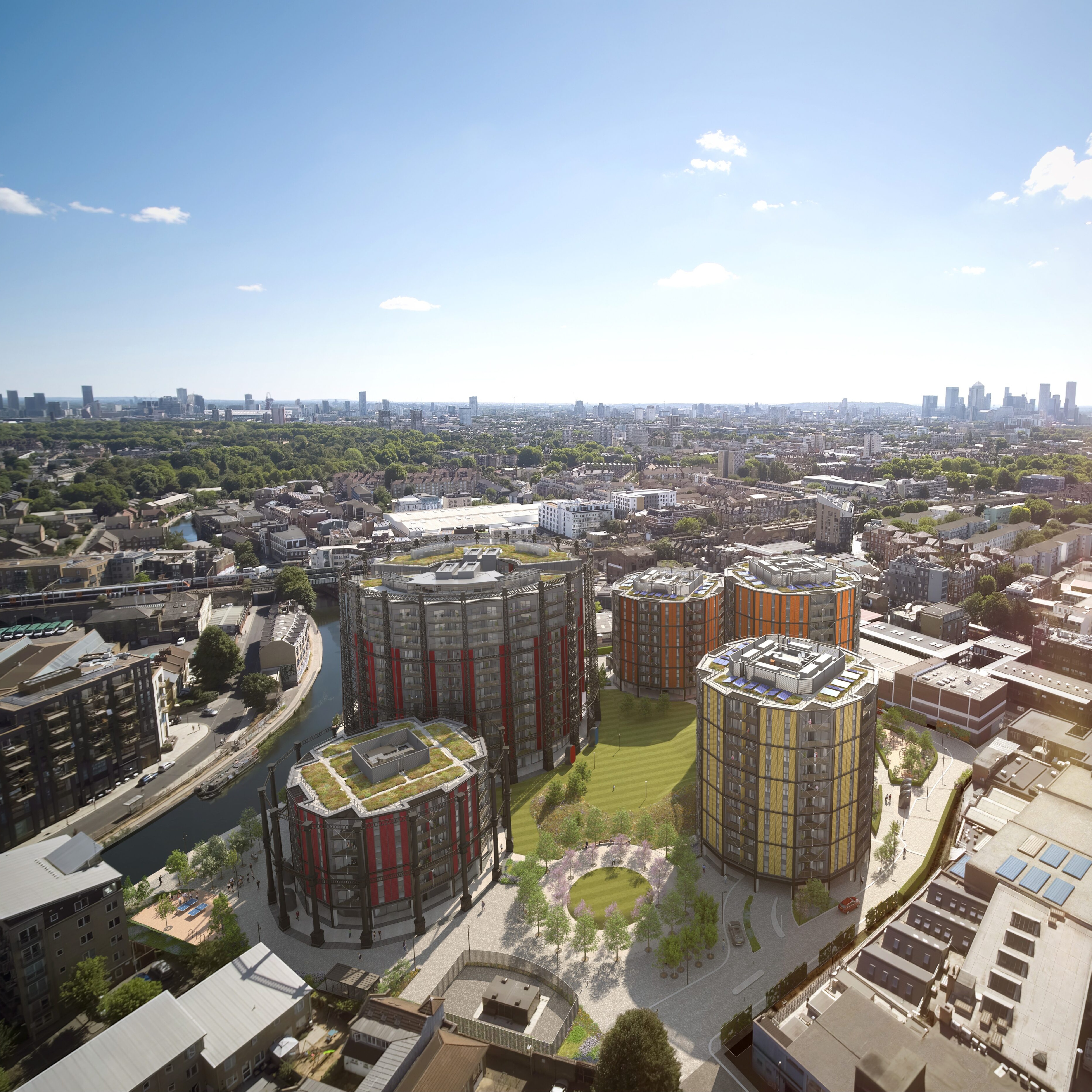 Regent's View birds eye view cgi