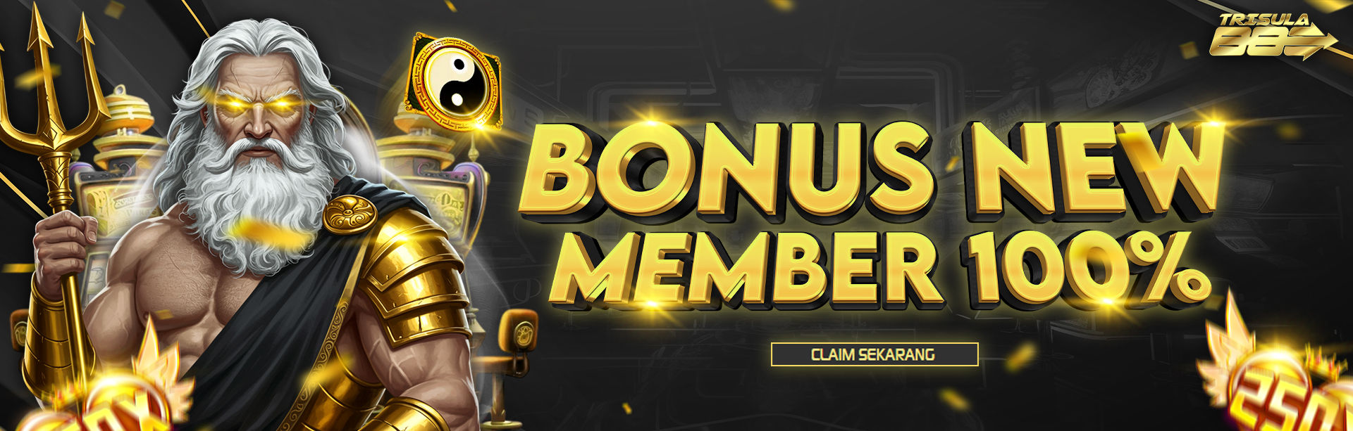 BONUS NEW MEMBER 100%