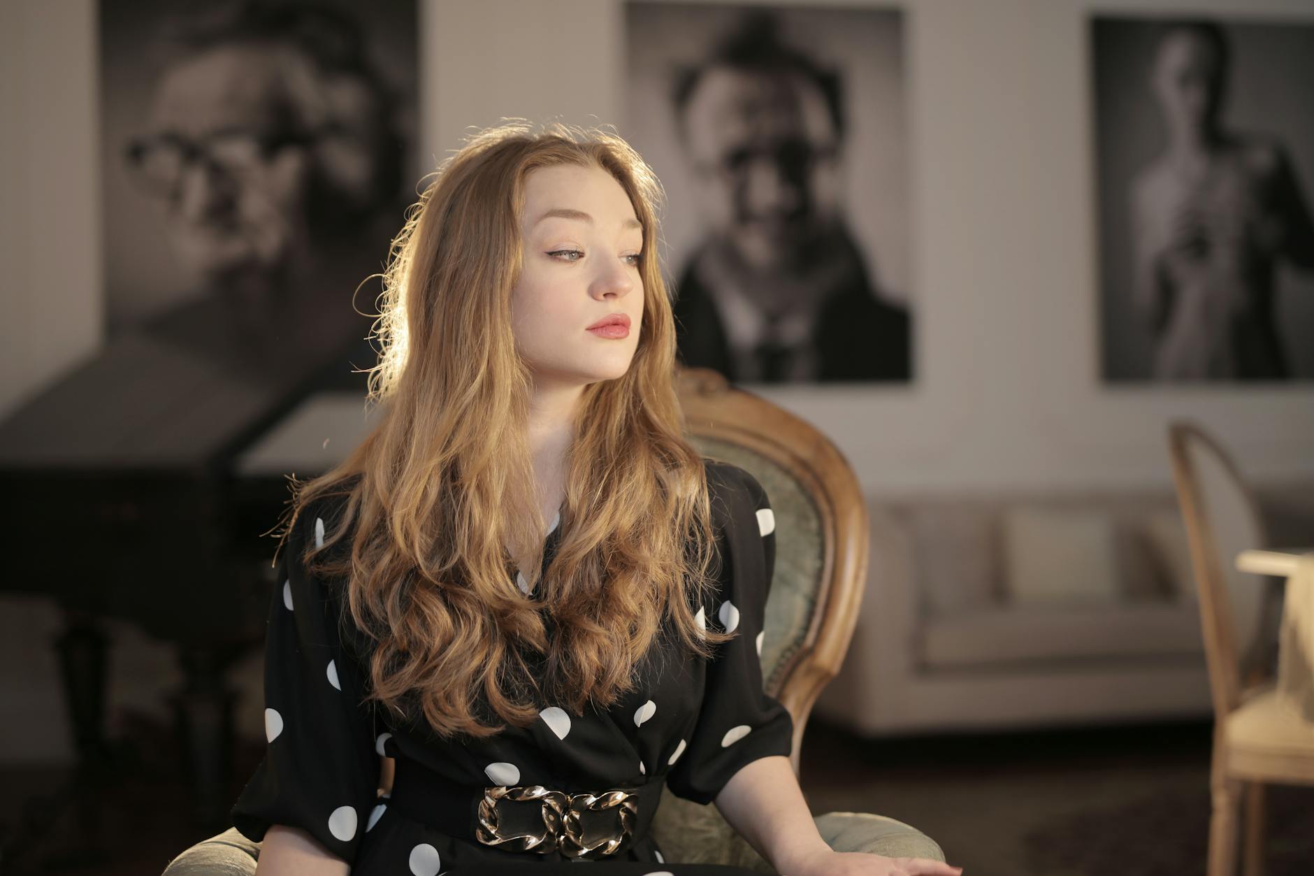 Luxury train yoga and meditation space with soft natural light and tranquil forest views