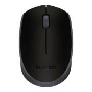 Logitech Black Wireless Optical Mouse - M170