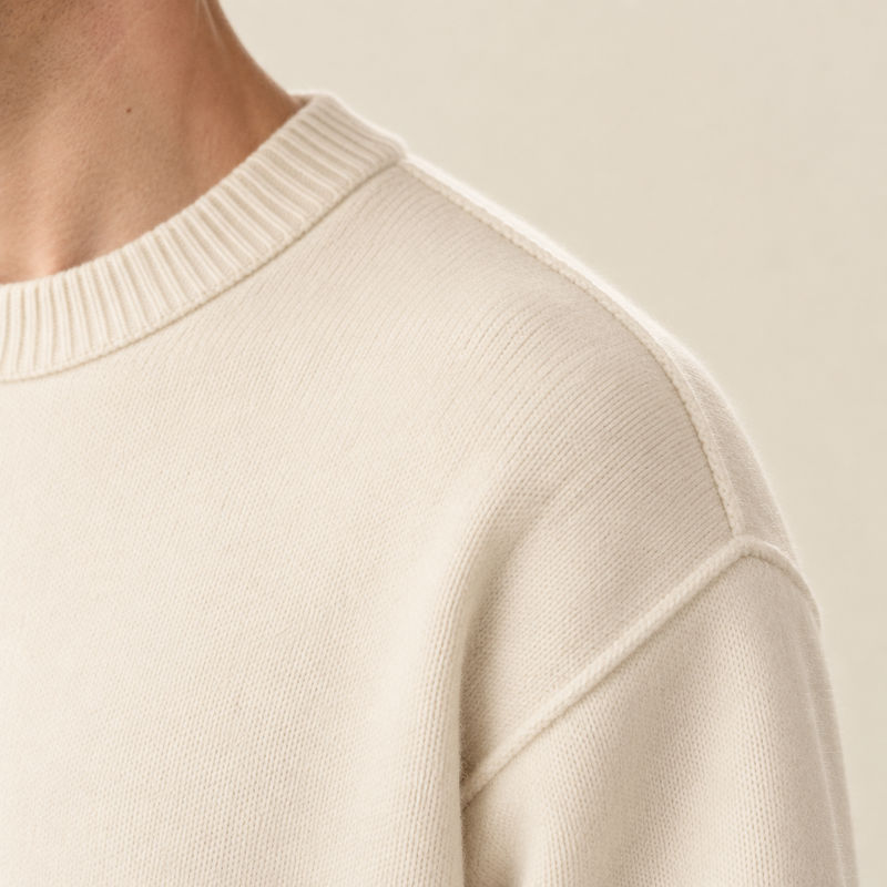 Inside-out shoulder seam detail