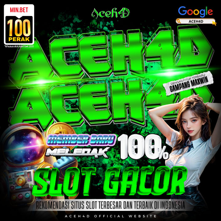 ACEH4D : SITUS SLOT ONLINE DENGAN SLOT GACOR WINRATE TERTINGGI HARI INI