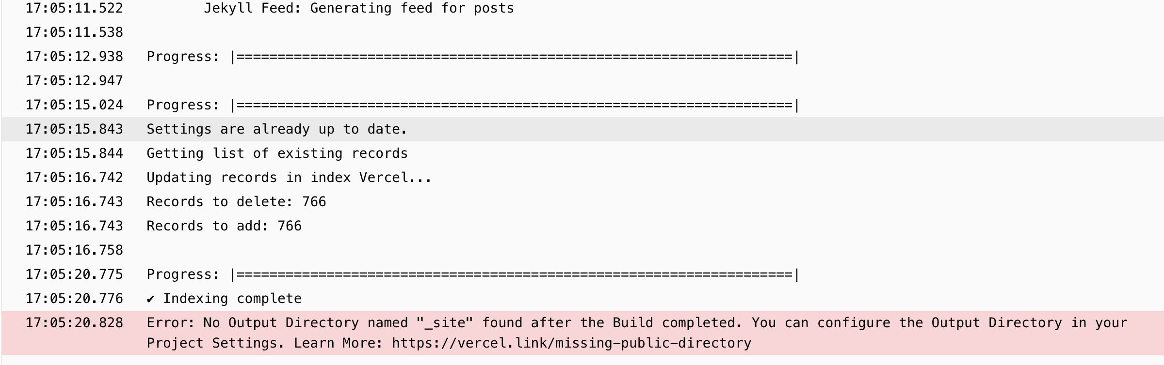 vercel jekyll