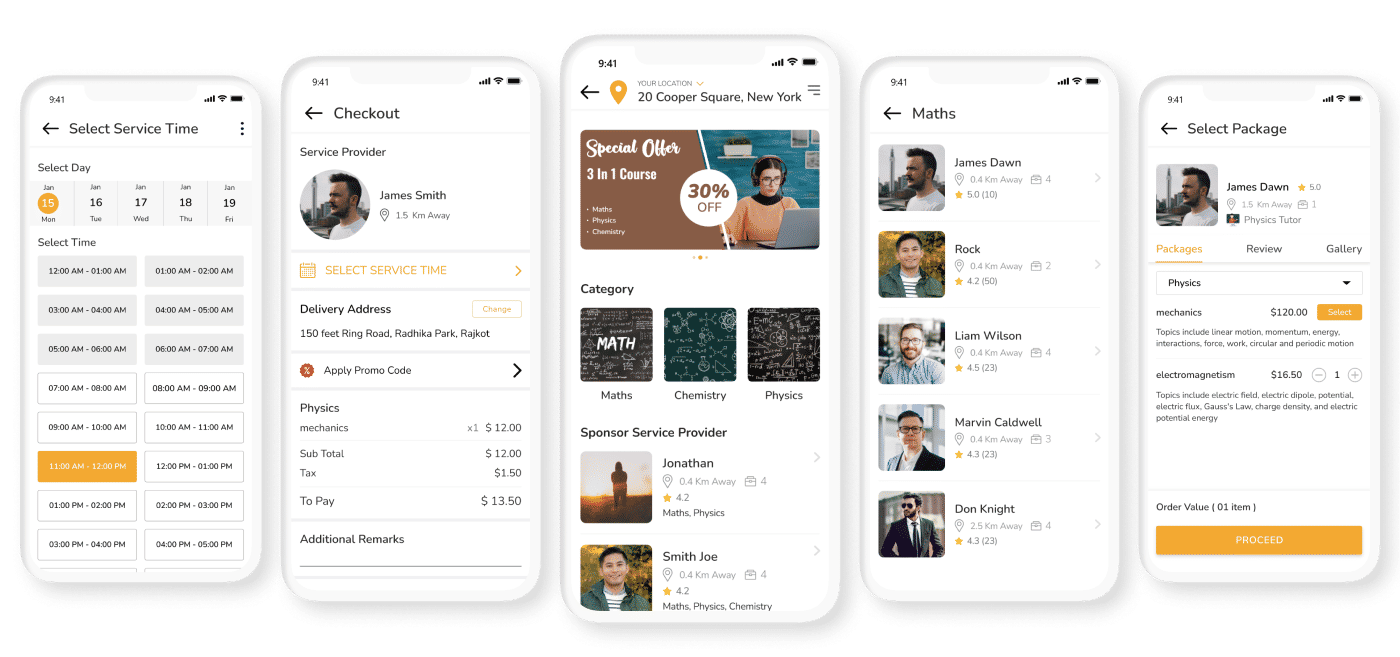 Grocery Customer App Workflow