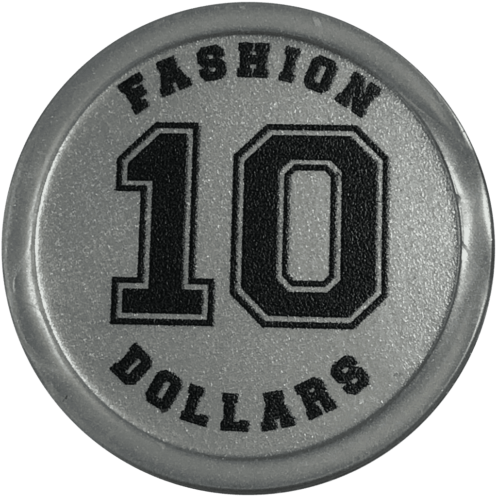 Custom printed token