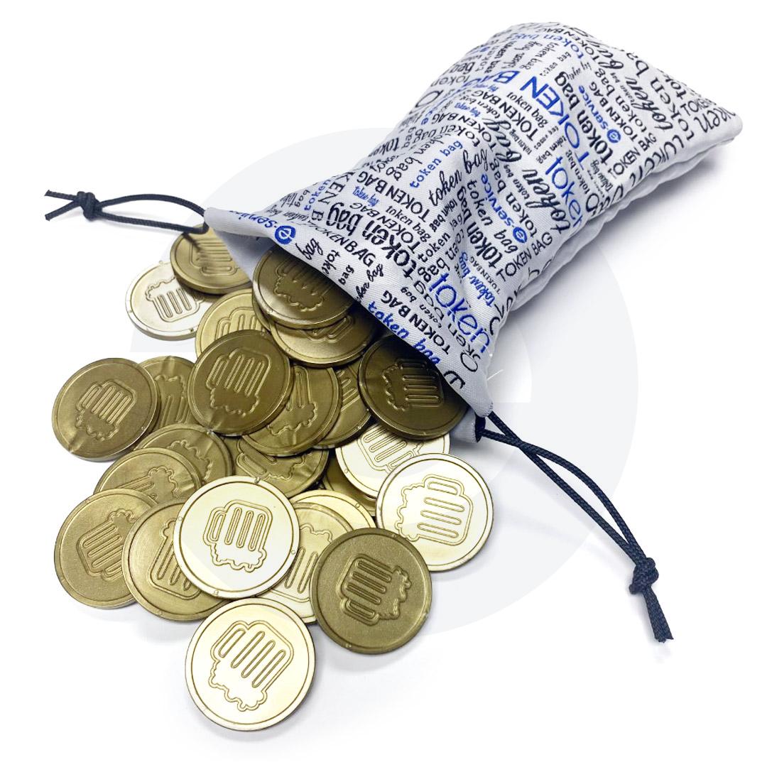 Plastic Tokens for all occasions - Event School Reward Wedding and Arcade.