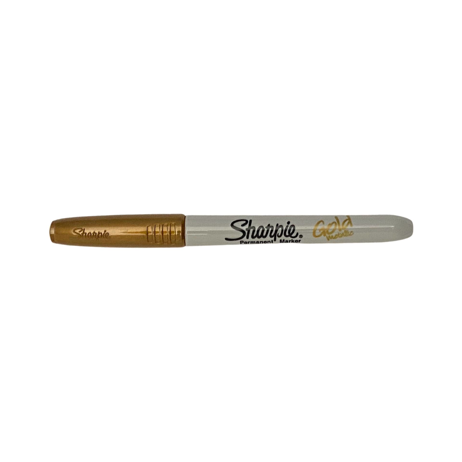 Permanent Marker, Silver/Gold/Bronze, Extra Fine Tip Size, Bullet Nib, Pack Of 3