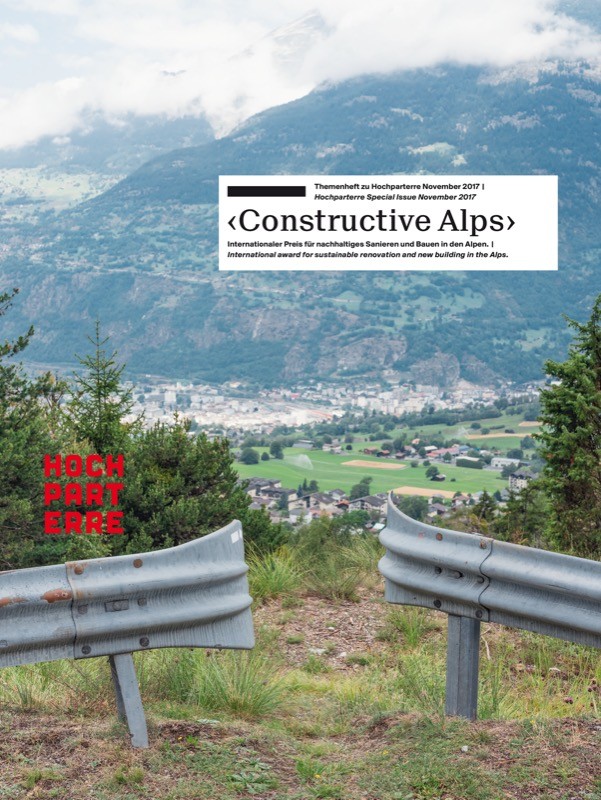 Hochparterre Preisfeier Constructive Alps