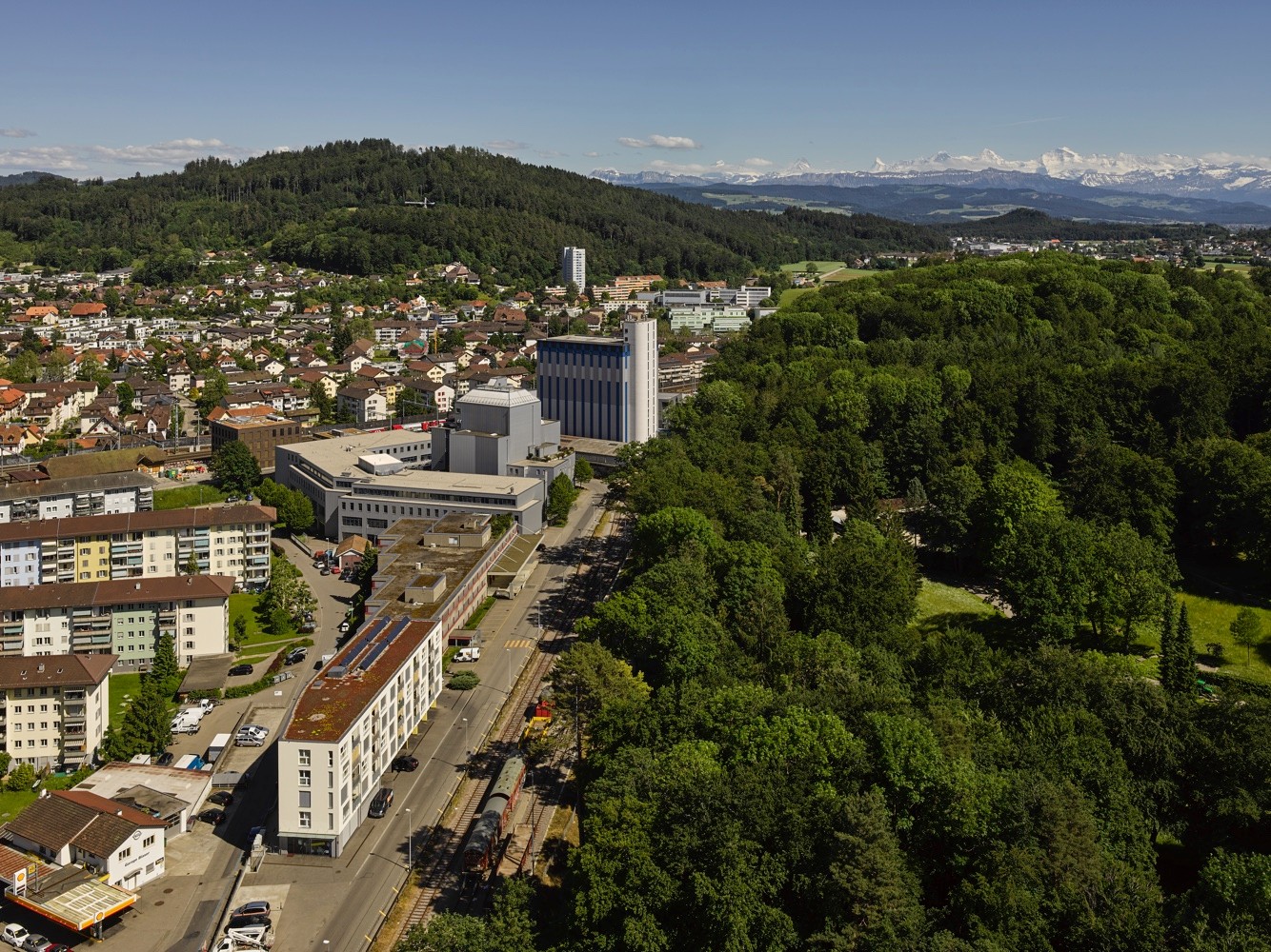 Hochparterre Uldrys Blick auf Ostermundigen