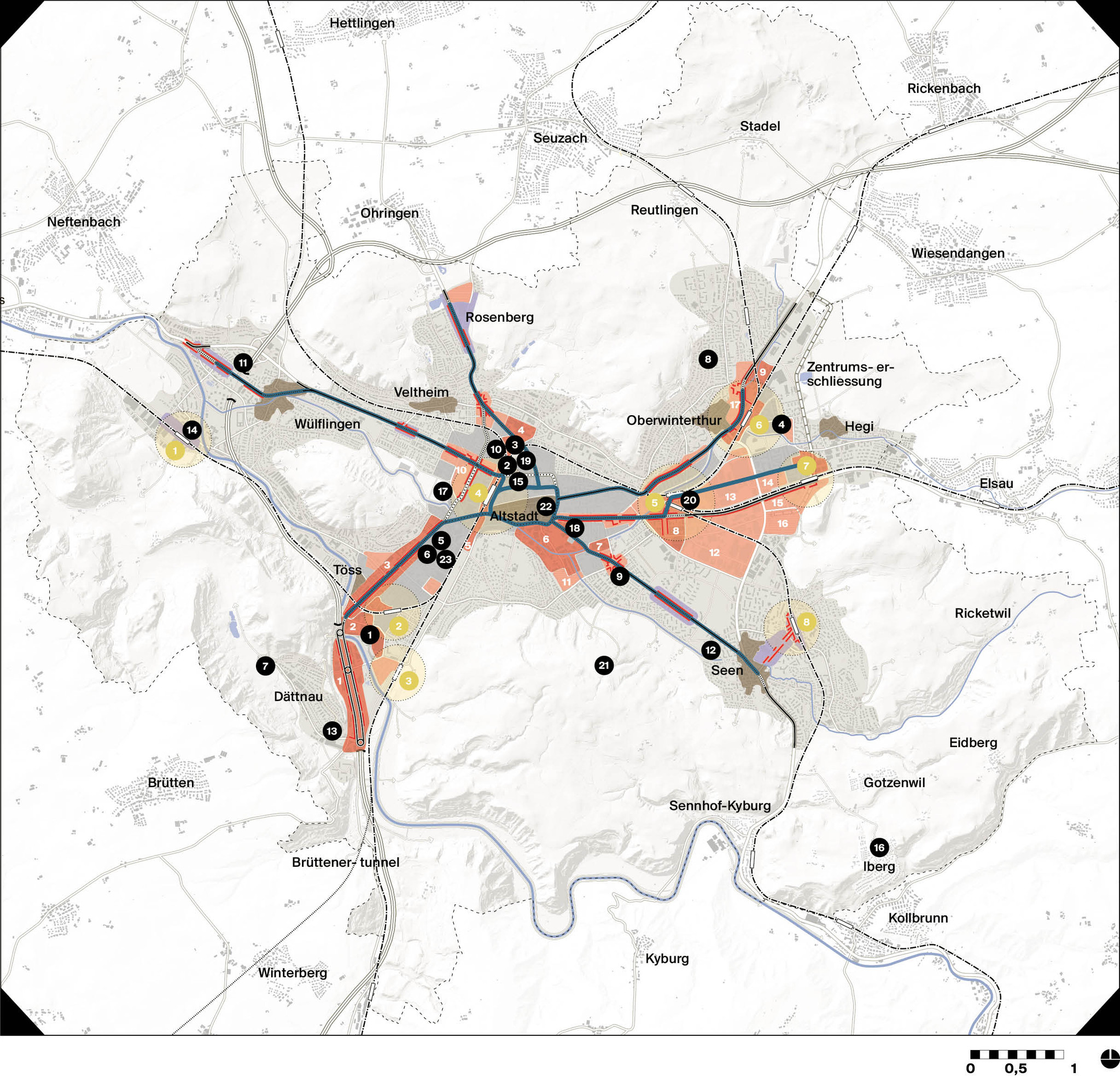 Räumliche Entwicklungsperspektive «Winterthur 2040»