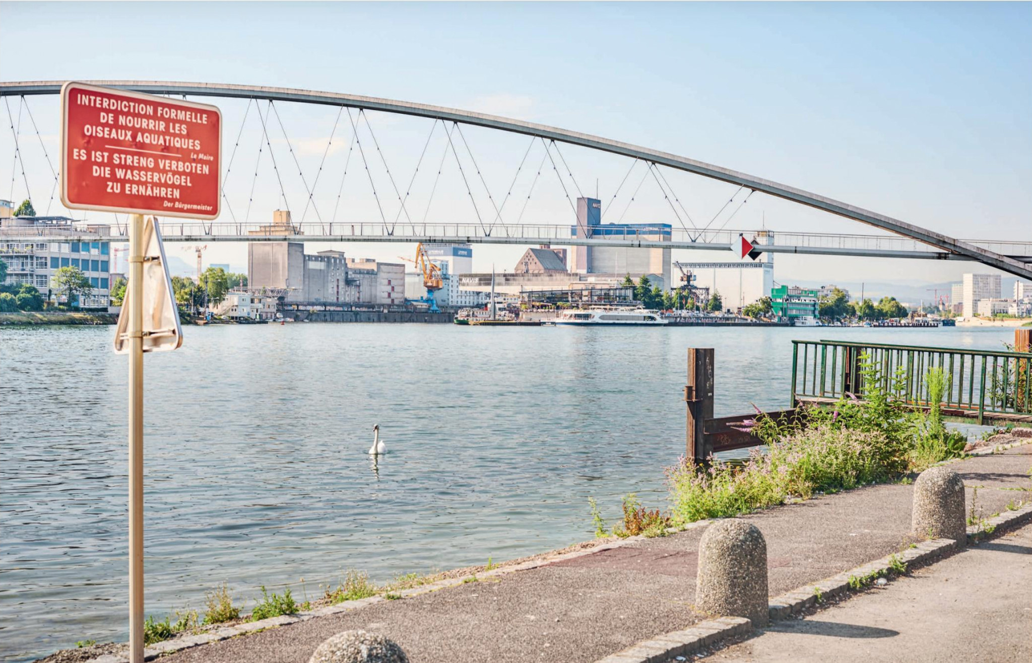 Der Rheinhafen im Norden Basels – eines der Gebiete, die als Chancenland auf eine städtebauliche Transformation warten.