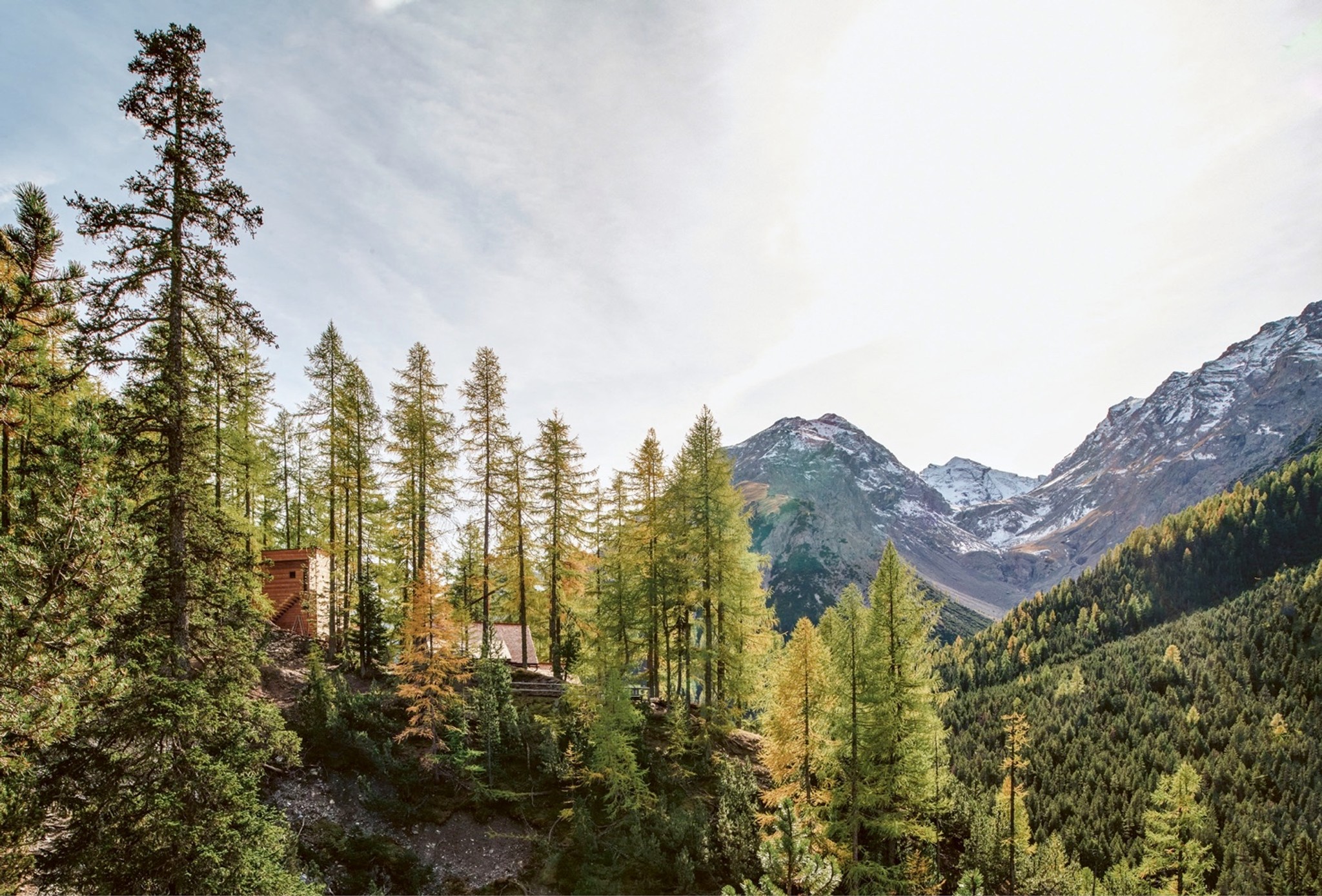 Im wilden Val Cluozza lädt seit über 100 Jahren die gleichnamige Hütte zum Rasten und Übernachten ein.