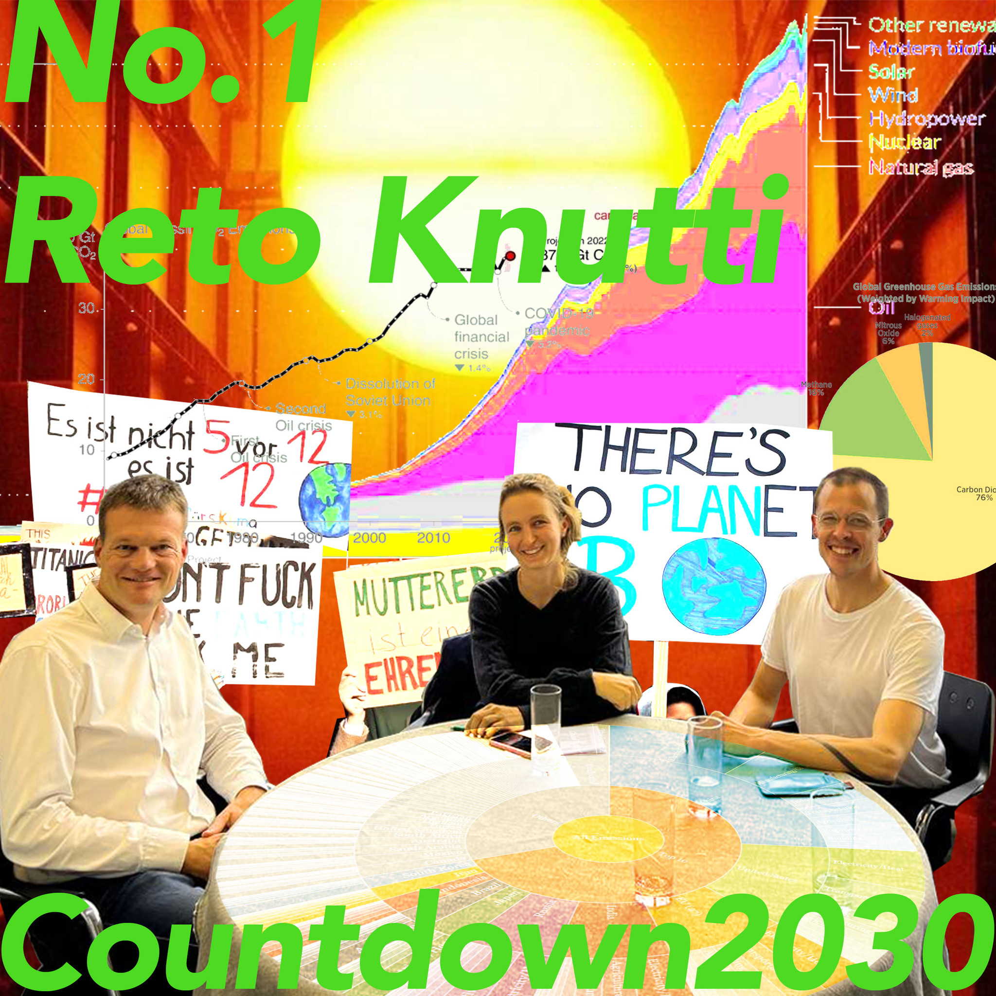 Reto Knutti im Gespräch mit Sarah Barth und Palle Petersen von ‹Countdown 2030›.
