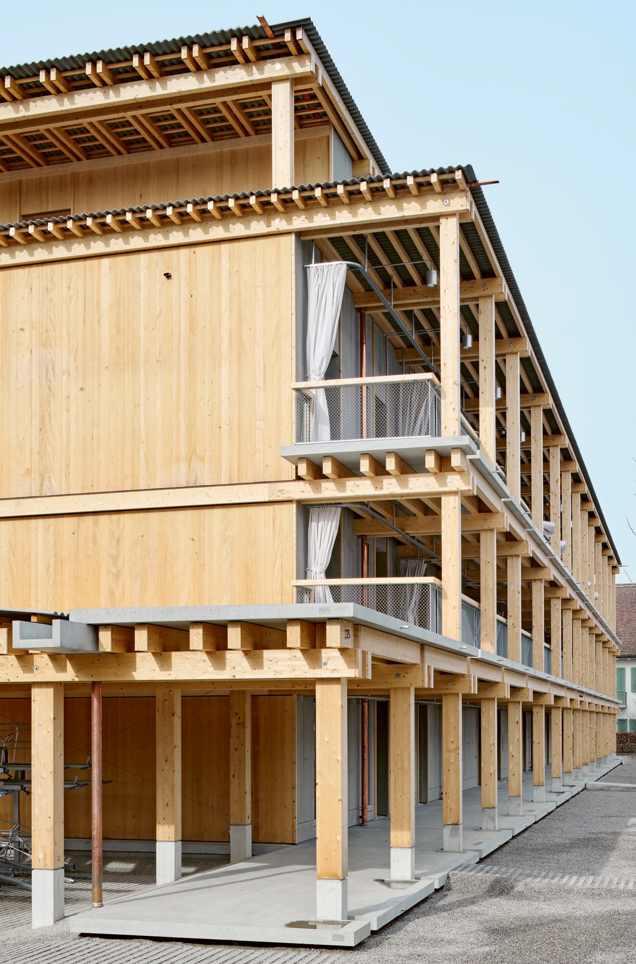 Beim Laubenhaus in Langenthal halten sich Vereinfachung und Eleganz die Waage.