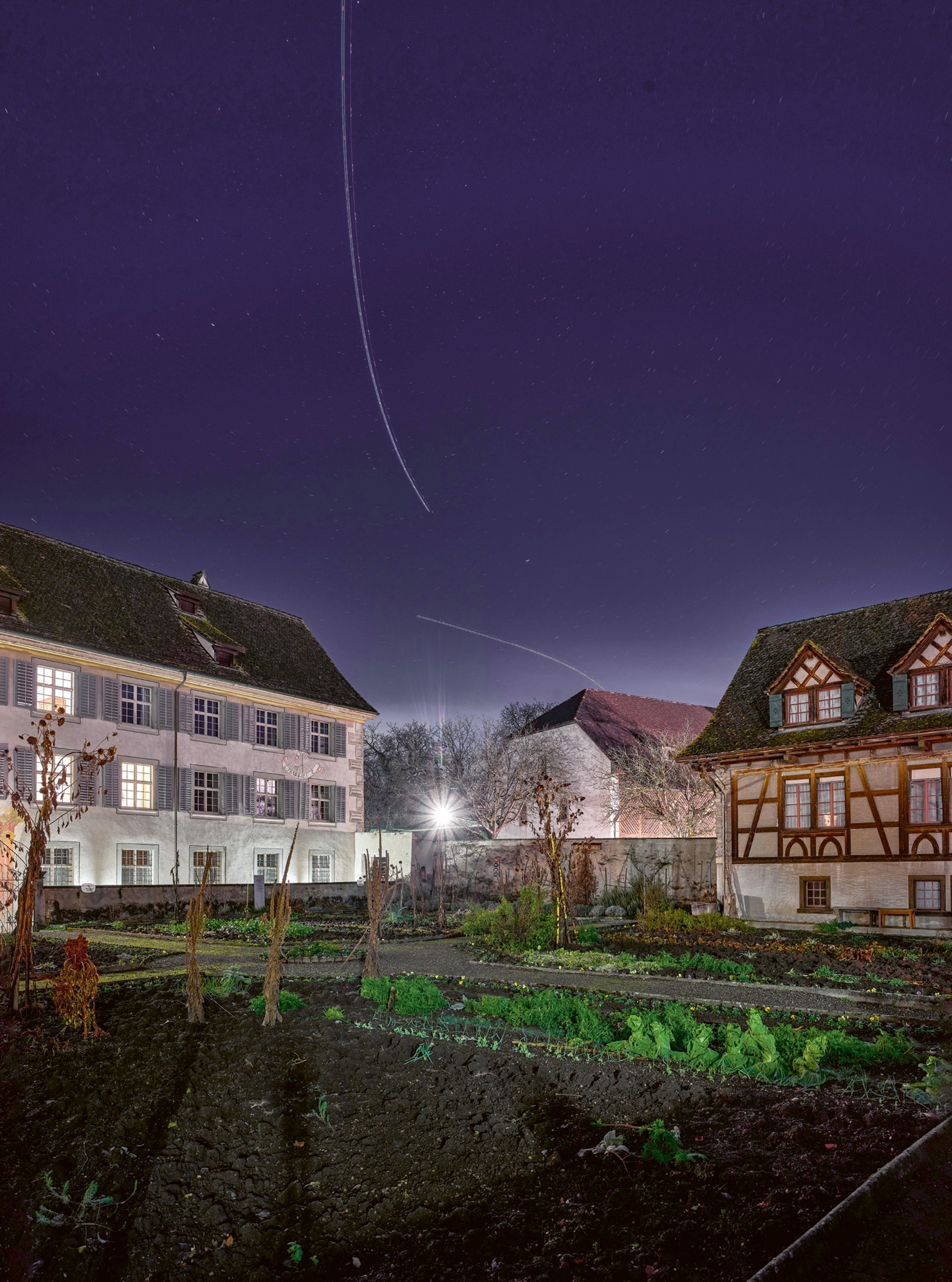 Die Gemüsegärten des Klosters Fahr.