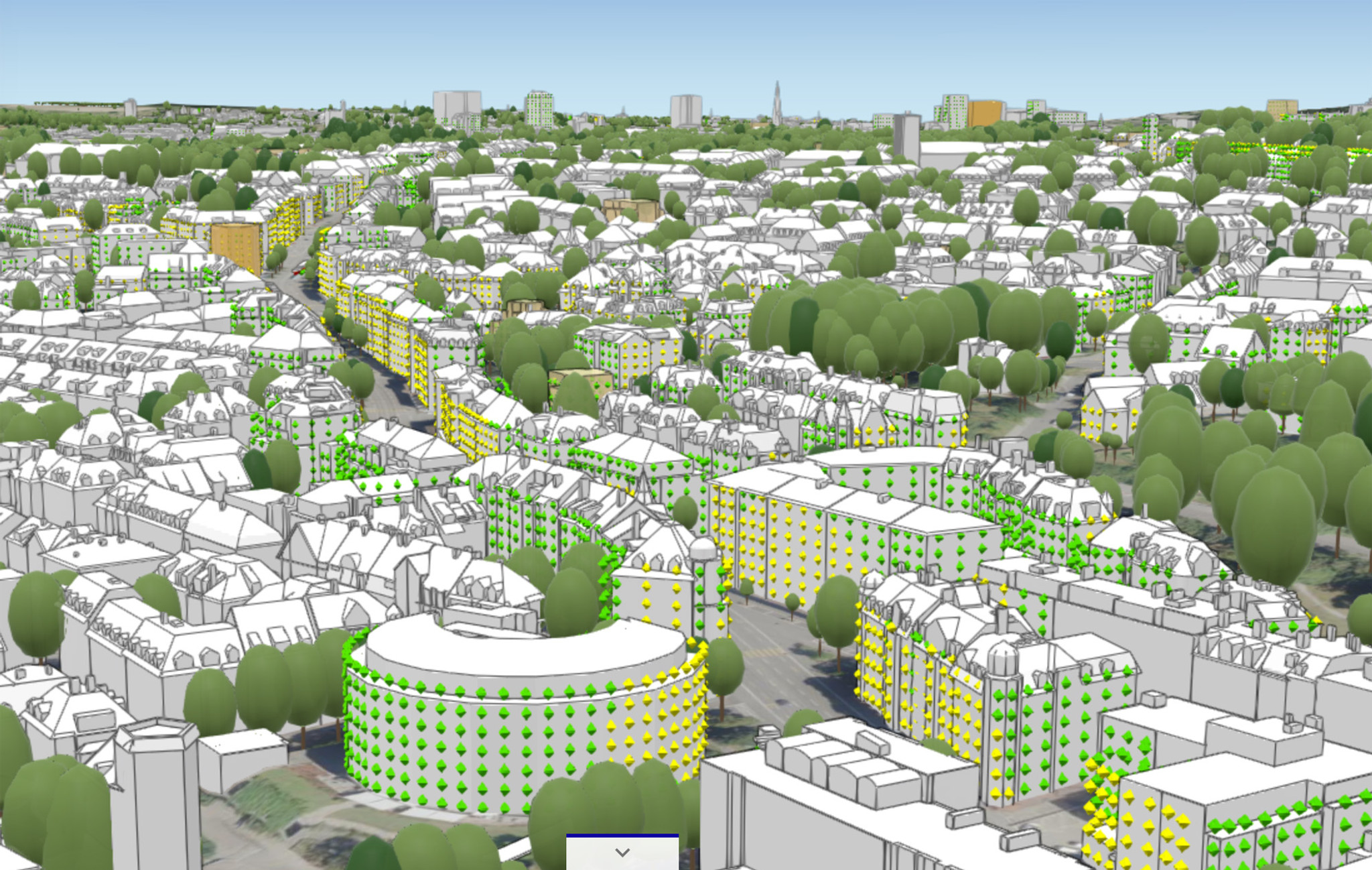 Der neue Strassenlärm-Viewer der Stadt Zürich macht die Lärmbelastung im Detail sichtbar. Bilder: Stadt Zürich, Strassenlärm 4D (Screenshots)
