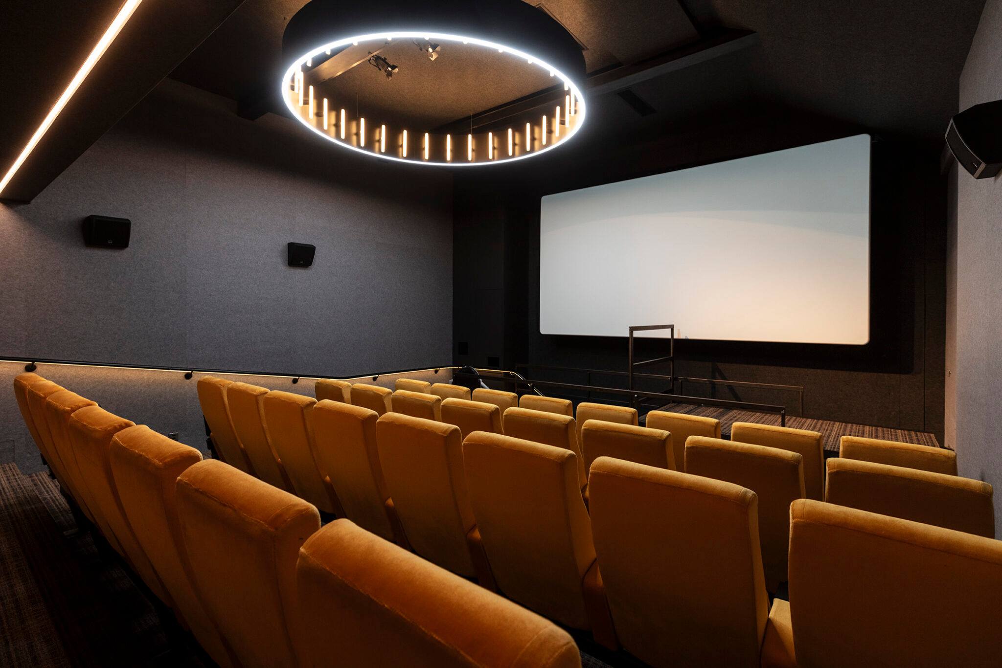 Die Sessel sind neu, der Kronleuchter ist vom Kino inspiriert: das Kino Wildenmann in Männedorf