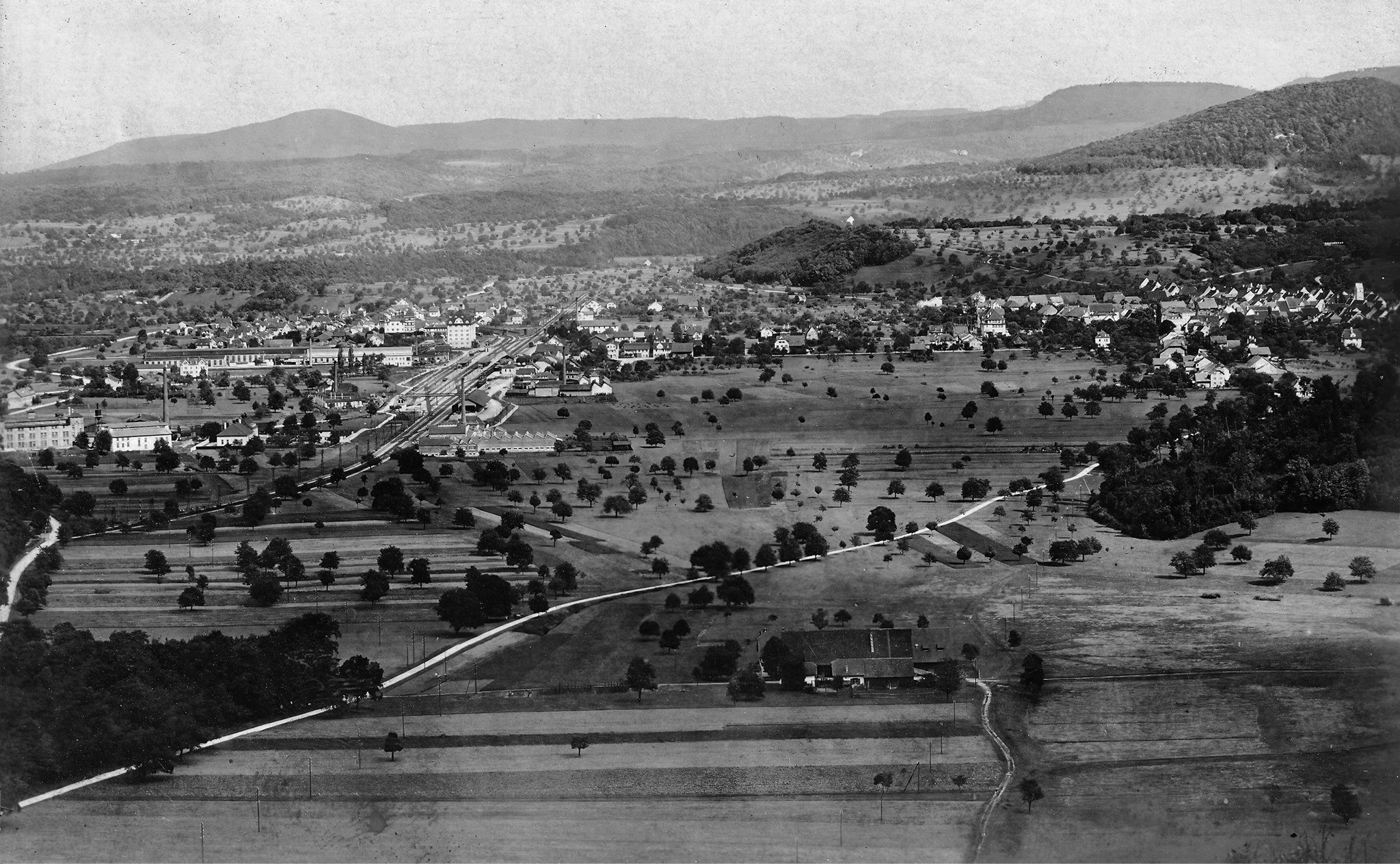 Pratteln, um 1920. Ansichtskarte: Sammlung Markus Dalcher, Pratteln/Fundus Fritz Sutter