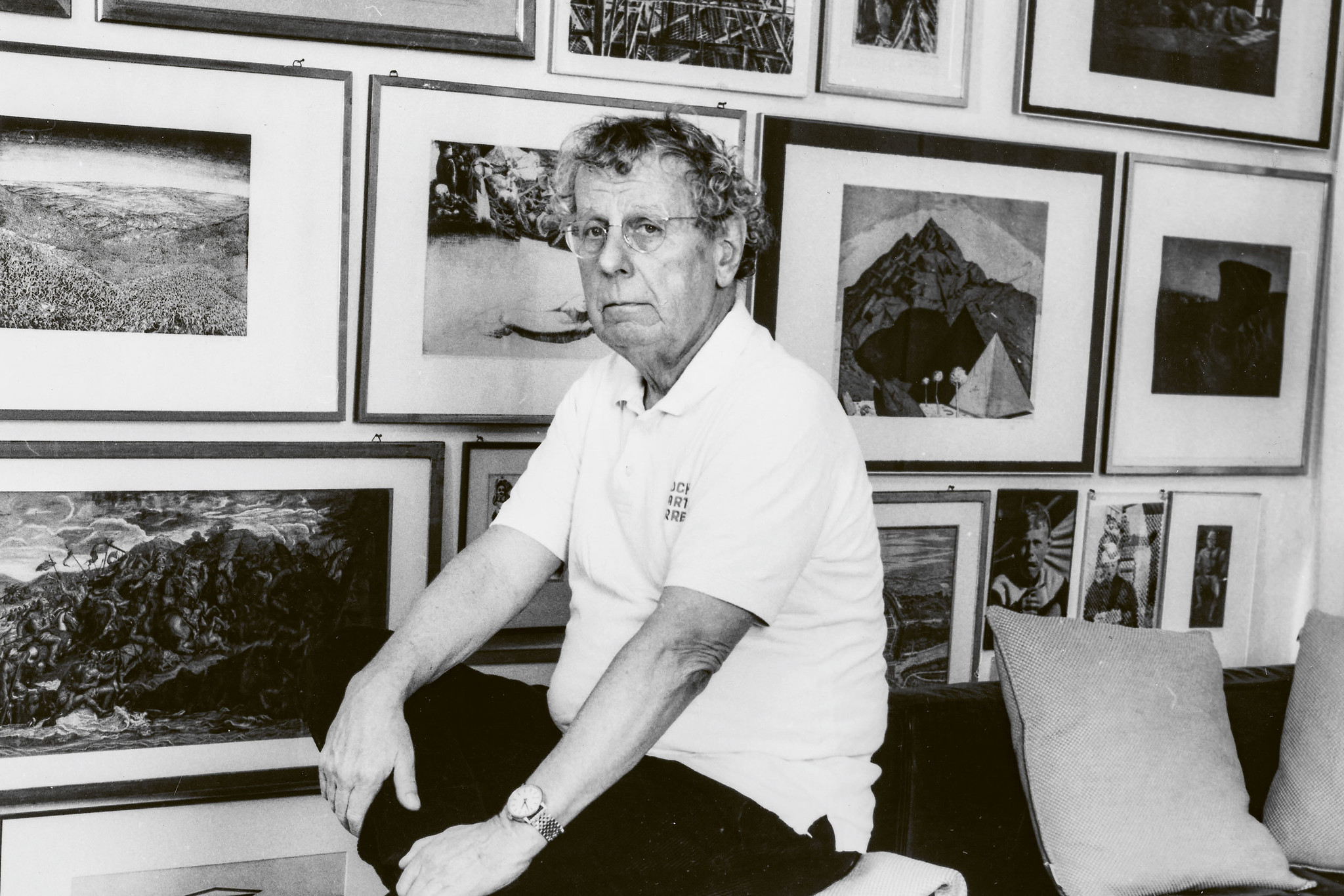 Der Architekt und Publizist Benedikt ‹Beno› Loderer in seinem Zuhause in der Bieler Altstadt