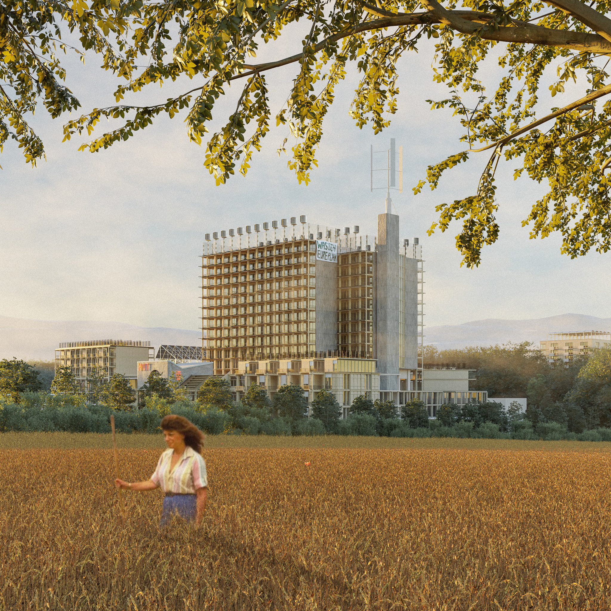 Stadt- und naturnahes Wohnen im alten Spital: Die Zukunftsvision des ‹Verein Lebensraum Bruderholz›.