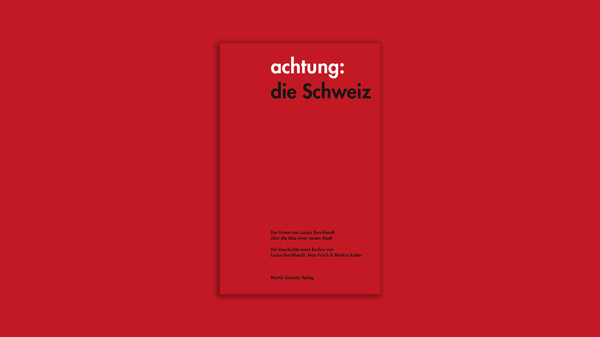 Das Buch zeigt Burckhardts Entwicklung anhand der Entstehung, Wirkung und späterer Selbstkritik der Aktion «achtung: die Schweiz», schreibt der Stadtwanderer..