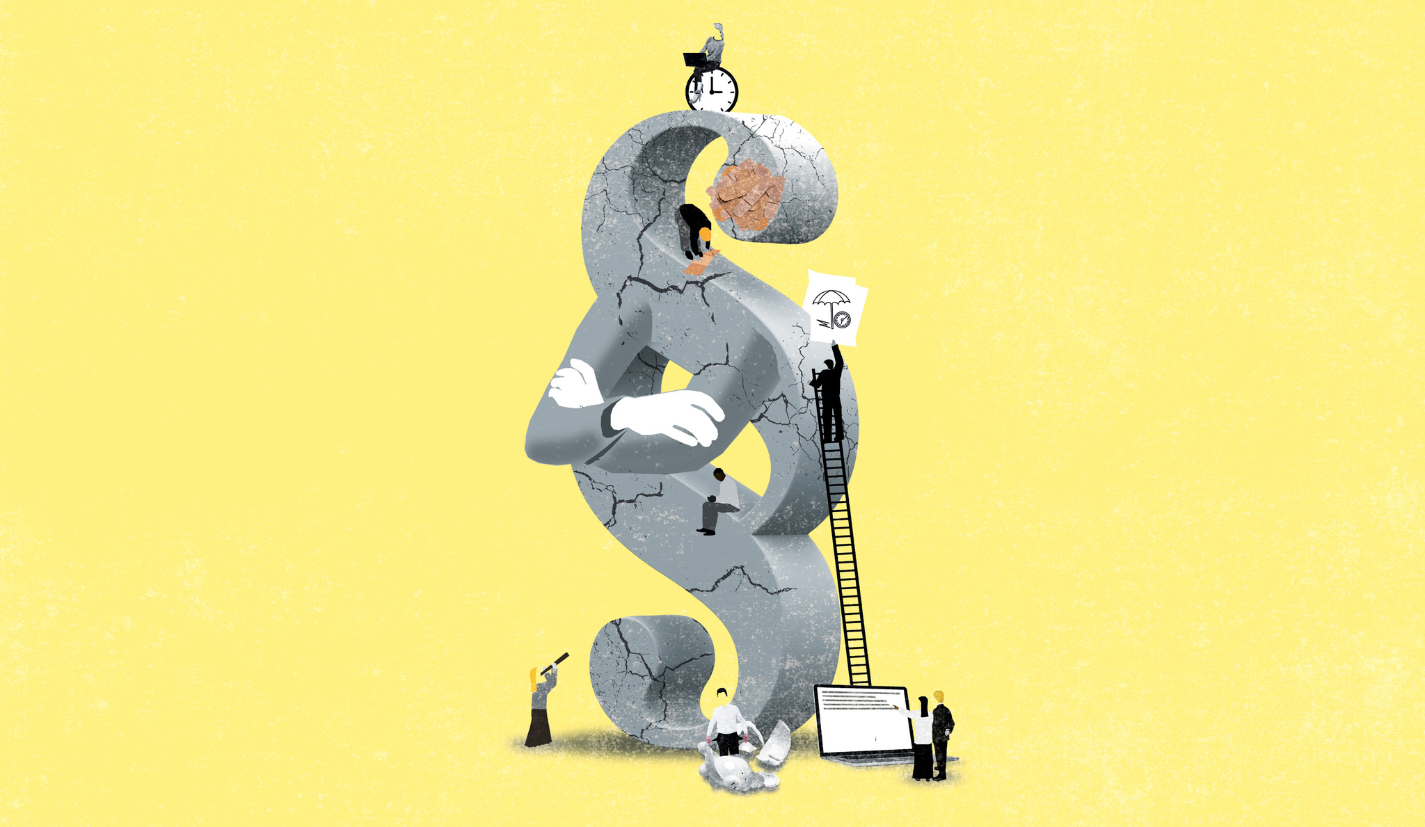 A CEC could improve architects' working condidions, the ArchitekturBasel collective says. (Illustration: Patric Sandri)