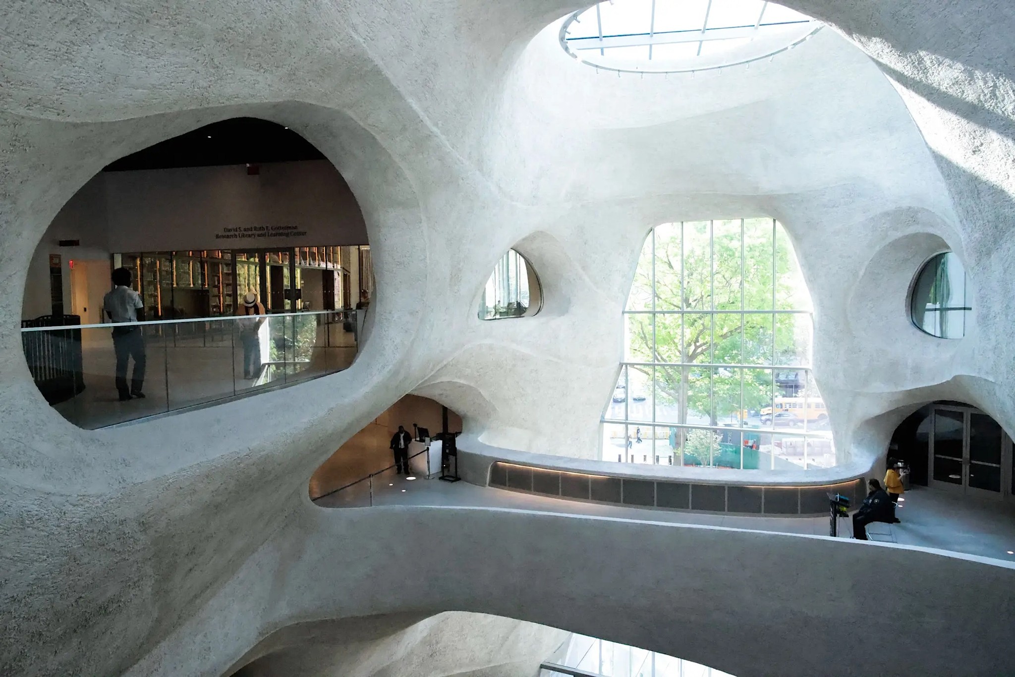 Das Atrium des neuen Anbaus des Naturhistorischen Museums in Manhattan.