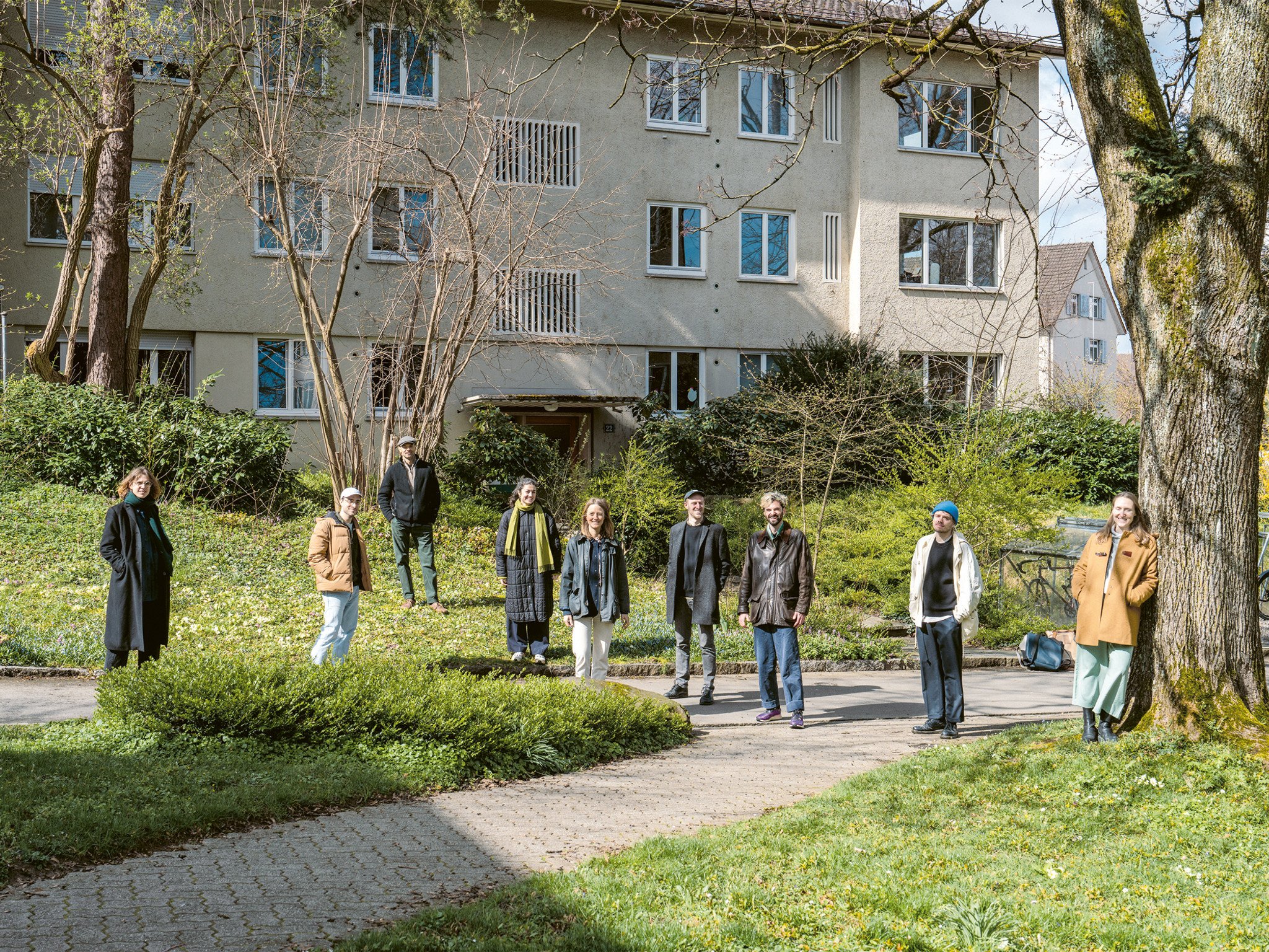 Wir treffen die ARGE PASTA MISTA direkt vor Ort in der Siedlung Hirschwiese. Foto: Saskja Rosset