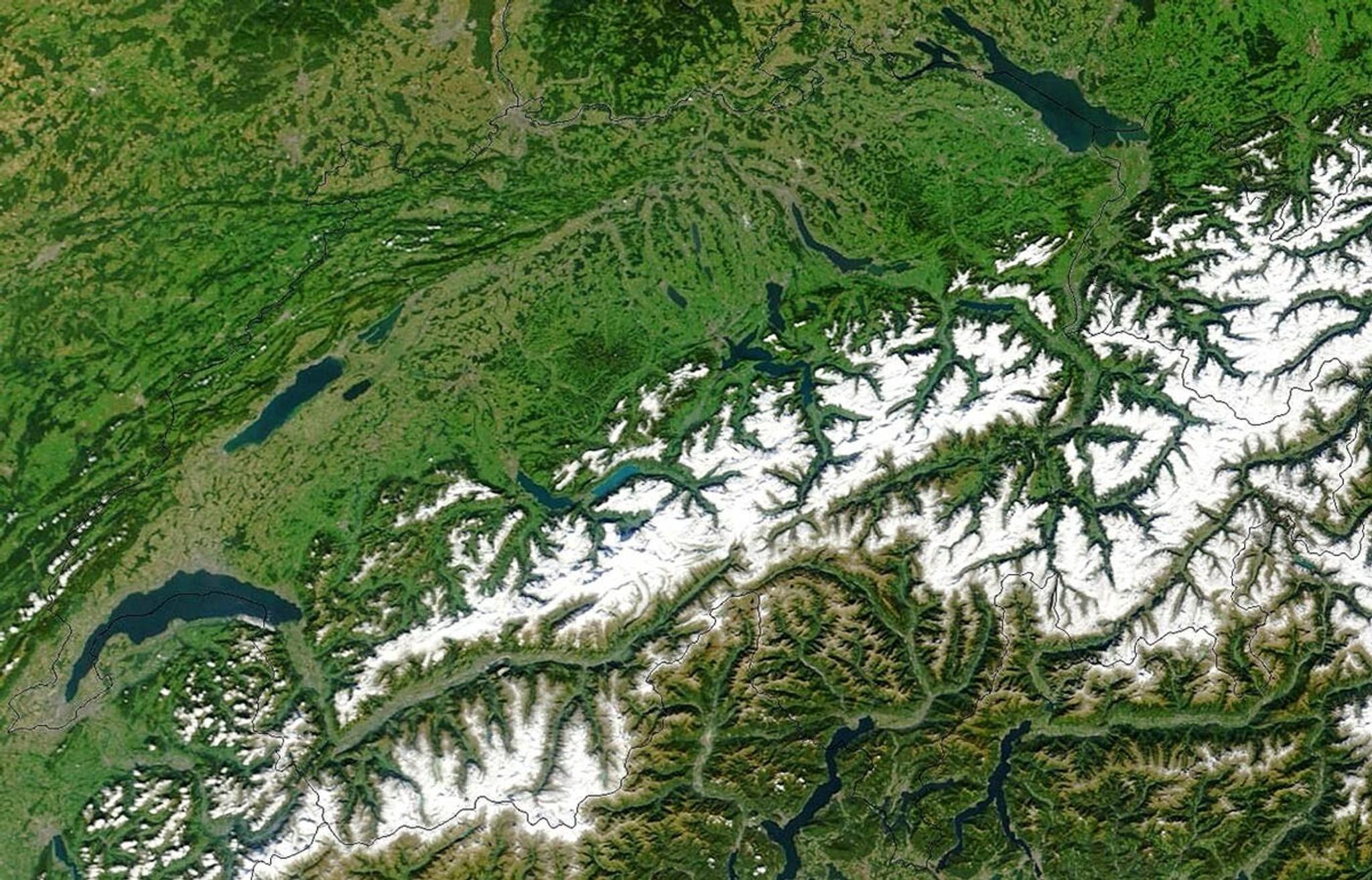 Agenda Raum Schweiz 2040: Nach der neuen Land-, eine neue Raumkarte für die Schweiz.