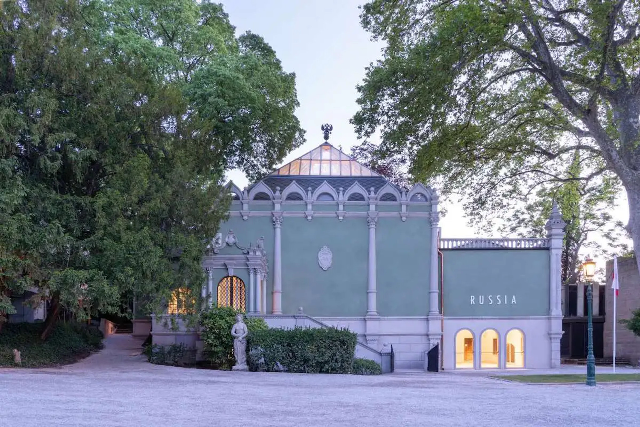 Der russische Pavillon in Venedig bleibt dieses Jahr geschlossen.