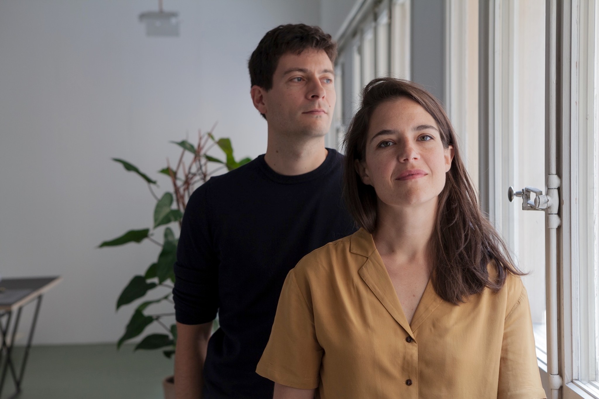 Lorraine Beaudoin und Christophe Joud in ihrem Lausanner Büro. (Foto: Karsten Födinger)