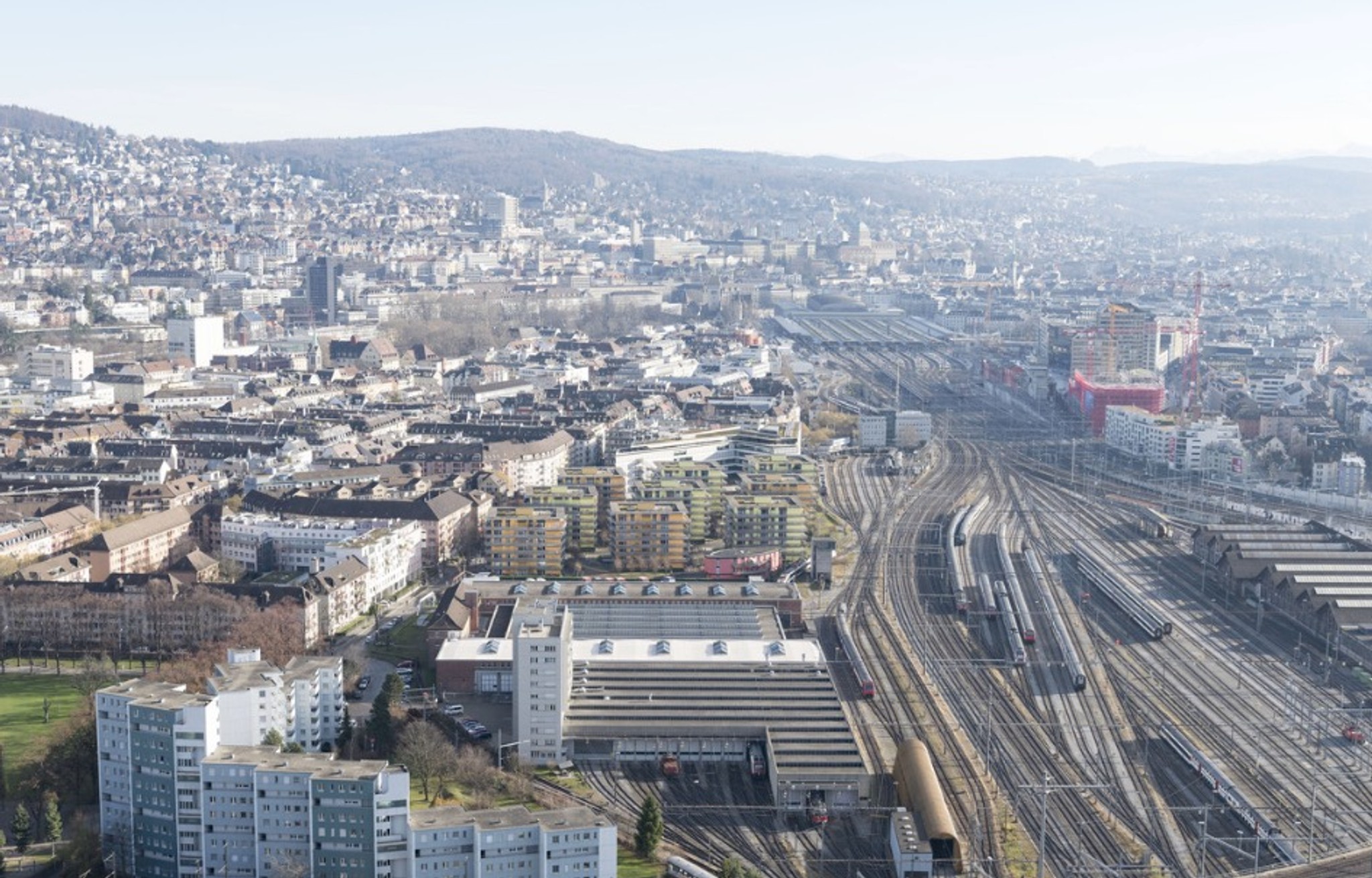 Das SBB-Areal Neugasse beim Hauptbahnhof Zürich ist 30'000 m2 gross.