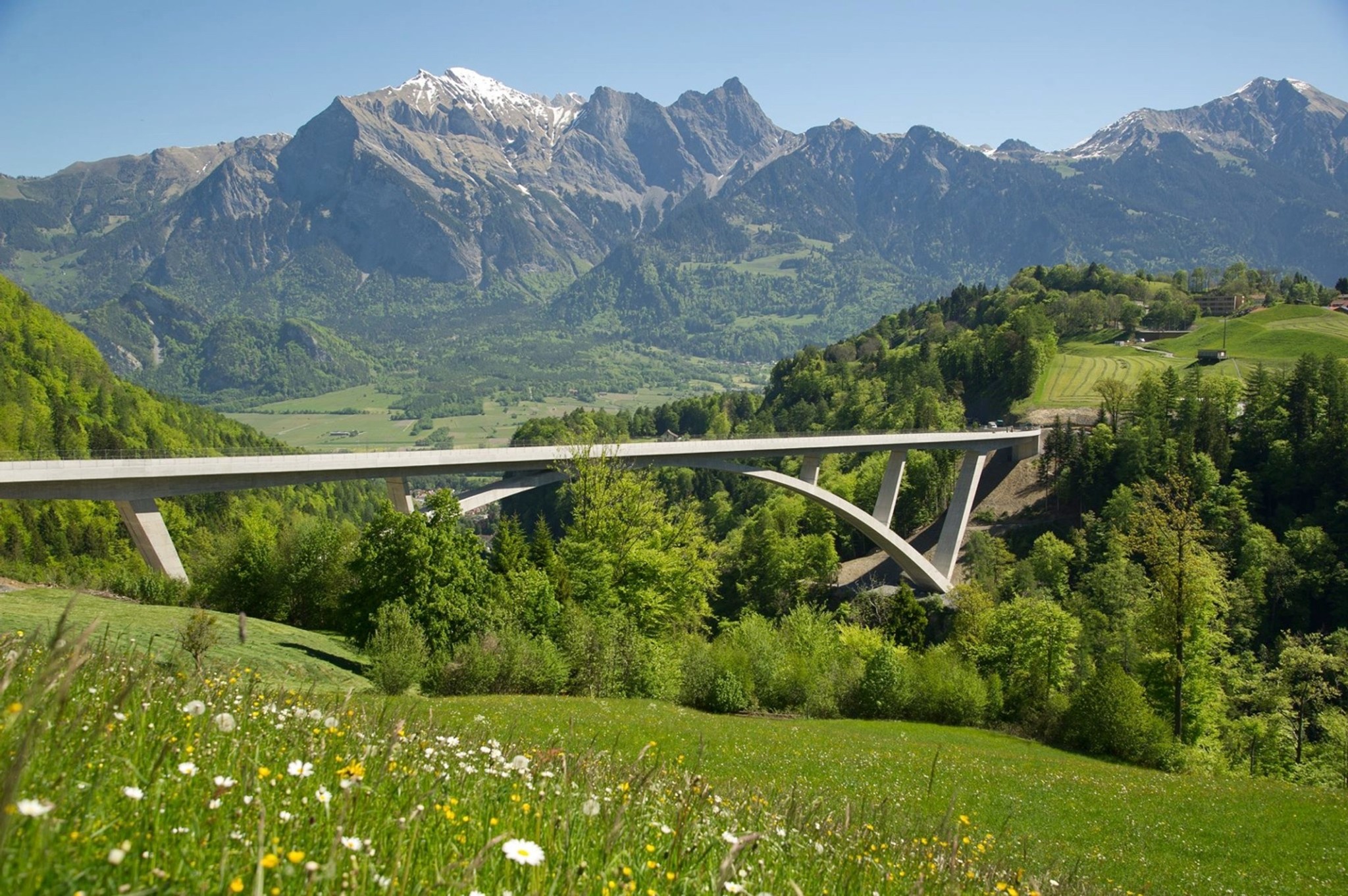 Die Taminabrücke in Pfäfers gewinnt die höchste Auszeichnung des internationalen Ingenieurspreises «Structural Award».