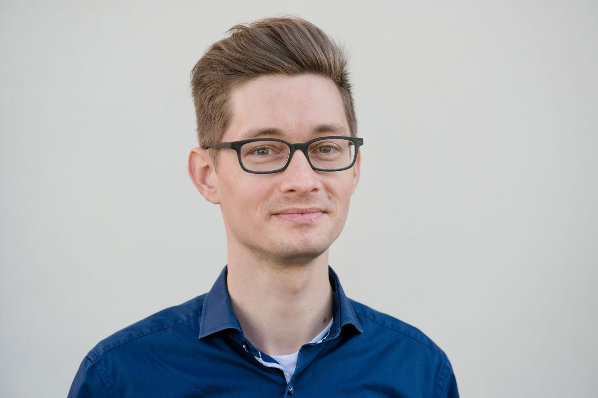 Redaktor Andres Herzog wohnt mitten in der Stadt an einem ruhigen Hof.