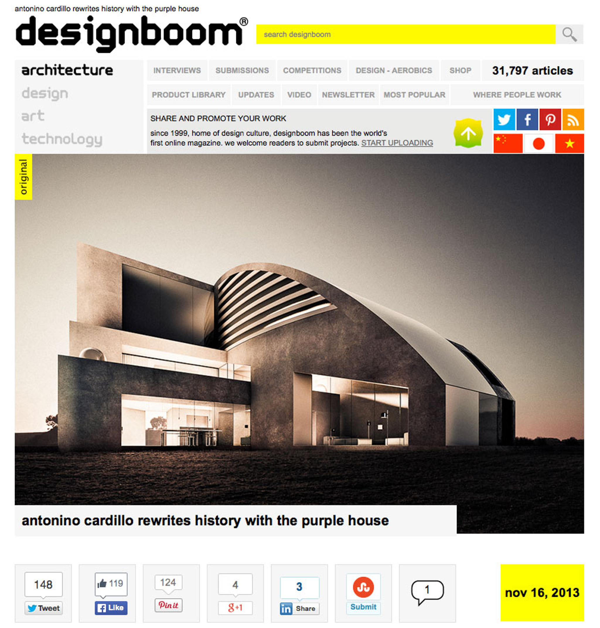 «antonino cardillo rewrites history with the purple house»