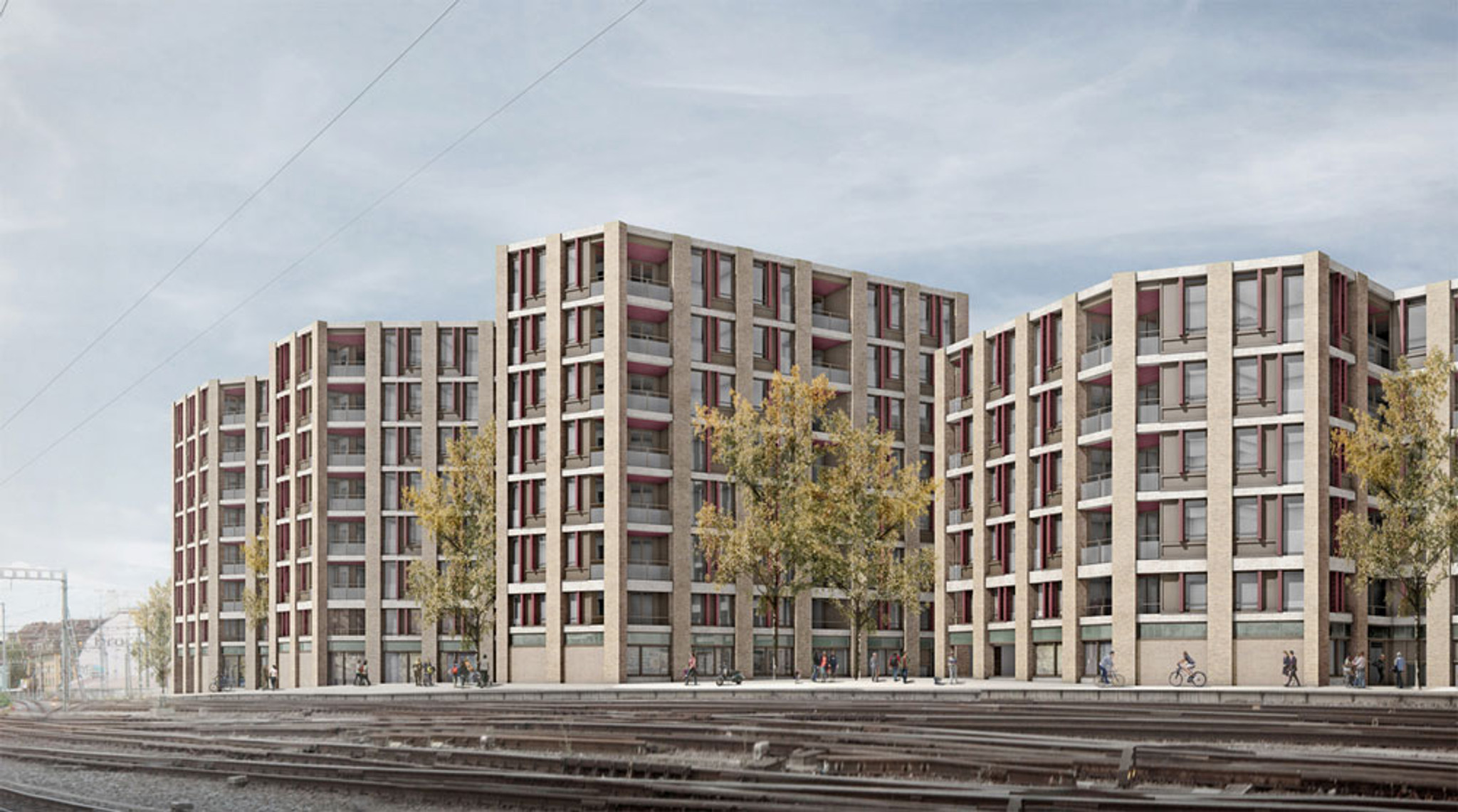 Die Wohnüberbauung Zollstrasse-Ost von Esch Sintzel Architekten.