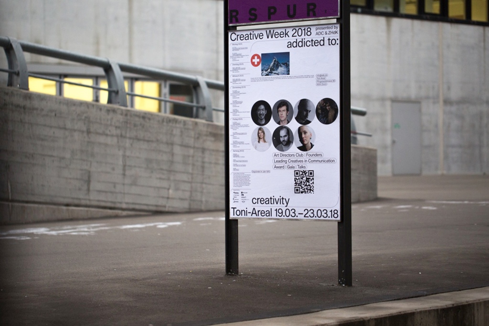 Das Key Visual geht von der Idee des Profiling aus.